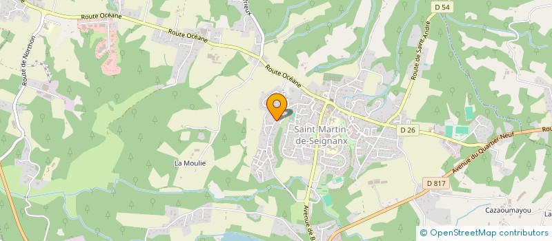 localisation de l'entreprise MONSIEUR ROLAND TASTET  SAINT-MARTIN-DE-SEIGNANX