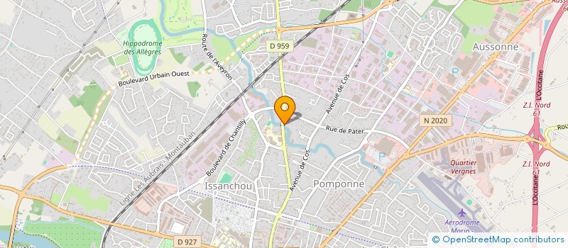 localisation de l'entreprise MONSIEUR ROLAND THEAU  MONTAUBAN