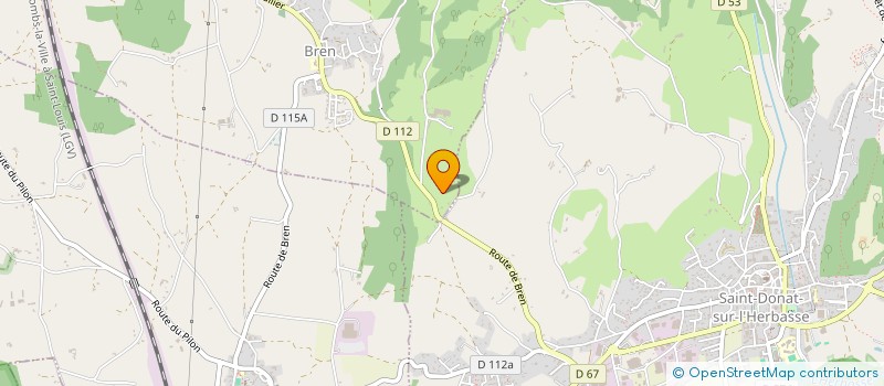 localisation de l'entreprise MONSIEUR ROLAND THOUMELIN  BREN