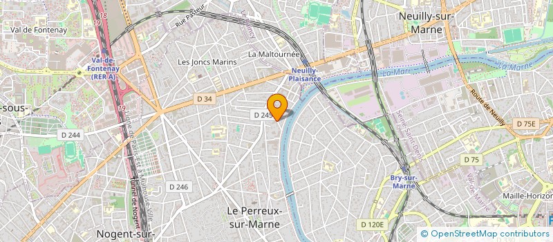 localisation de l'entreprise MONSIEUR ROLAND TIL  LE PERREUX-SUR-MARNE