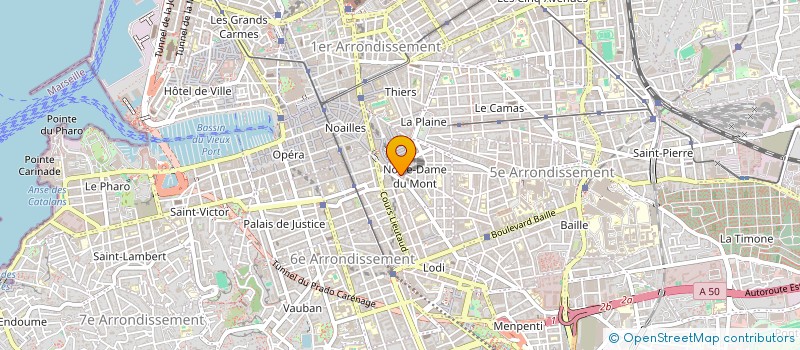 localisation de l'entreprise MONSIEUR ROLAND TORREGROSSA à MARSEILLE