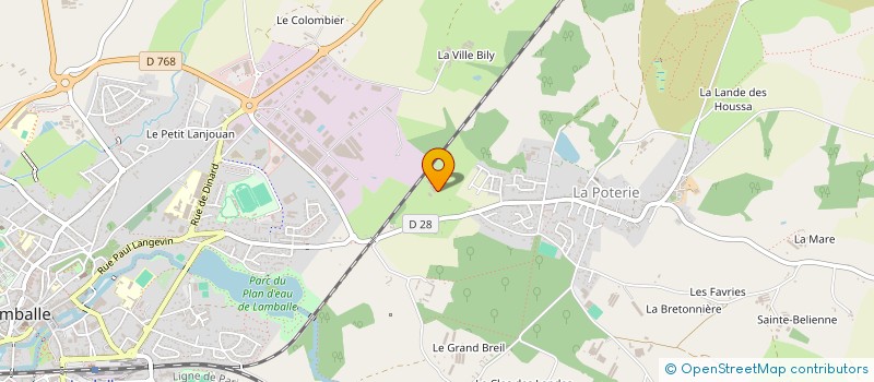 localisation de l'entreprise MONSIEUR ROLAND TOUZE à LAMBALLE-ARMOR