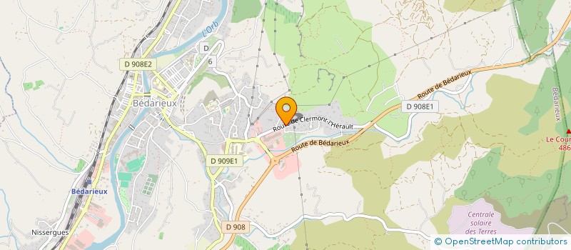 localisation de l'entreprise MONSIEUR ROLAND TRINQUARD à BEDARIEUX