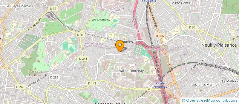 localisation de l'entreprise MONSIEUR ROLAND TROSIC à FONTENAY-SOUS-BOIS