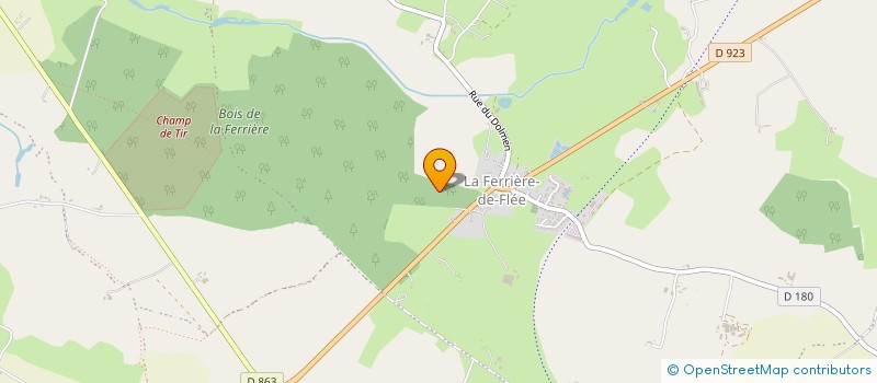 localisation de l'entreprise MONSIEUR ROLAND TROTTIER  SEGRE-EN-ANJOU BLEU