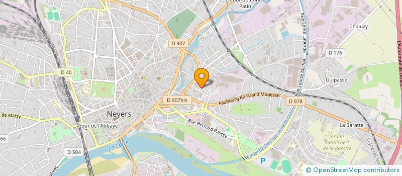 localisation de l'entreprise MONSIEUR ROLAND VADROT à NEVERS