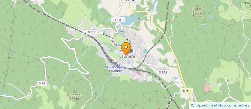 localisation de l'entreprise MONSIEUR ROLAND VAILLANT à SAINT-SULPICE-LAURIERE