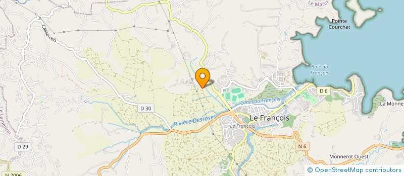 localisation de l'entreprise MONSIEUR ROLAND VANDERHEYDEN  LE FRANCOIS