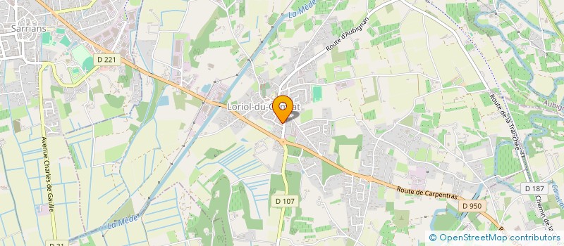 localisation de l'entreprise MONSIEUR ROLAND VANDERSTEEN  LORIOL-DU-COMTAT