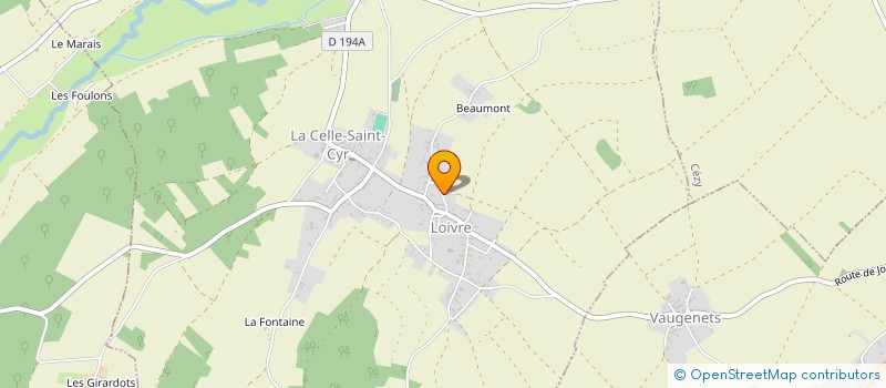 localisation de l'entreprise MONSIEUR ROLAND VANHOVE  LA CELLE-SAINT-CYR