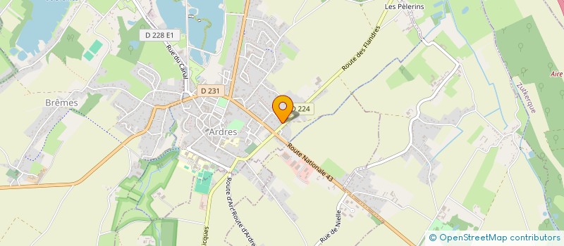 localisation de l'entreprise MONSIEUR ROLAND VASSEUR  ARDRES