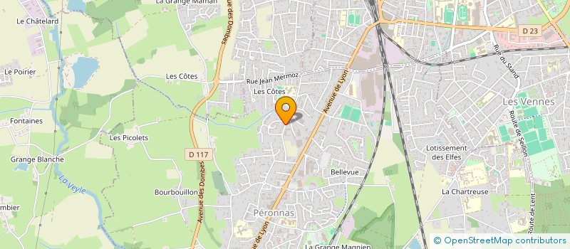 localisation de l'entreprise MONSIEUR ROLAND VEIL  PERONNAS