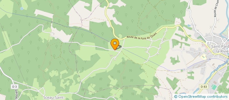 localisation de l'entreprise MONSIEUR ROLAND VERICHON  MILHAC-DE-NONTRON