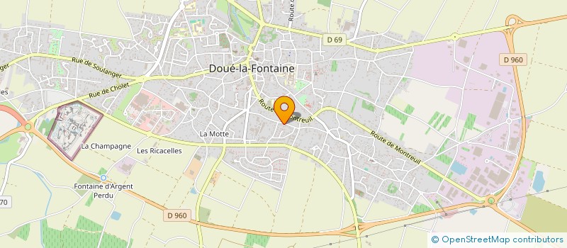 localisation de l'entreprise MONSIEUR ROLAND VIAULT à DOUE-EN-ANJOU