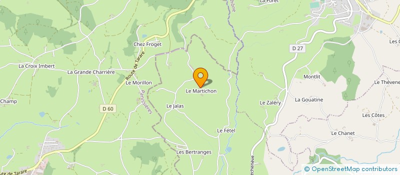 localisation de l'entreprise MONSIEUR ROLAND VIGNON à CHAMBOST-LONGESSAIGNE