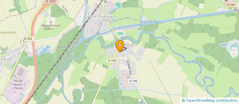 localisation de l'entreprise MONSIEUR ROLAND VILLAIN à NOYON