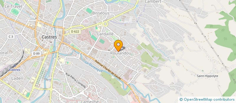 localisation de l'entreprise MONSIEUR ROLAND VINAS  CASTRES