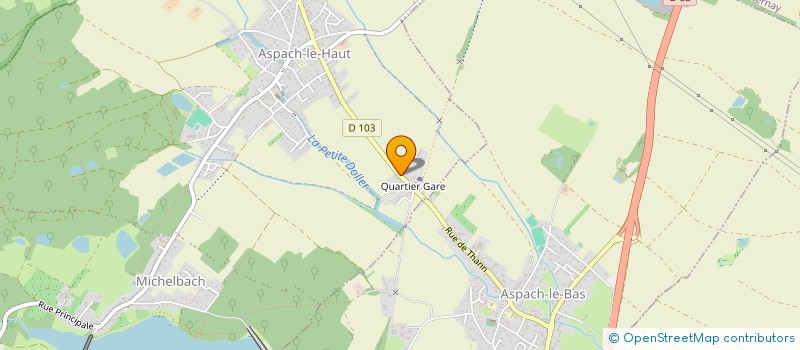 localisation de l'entreprise MONSIEUR ROLAND VONARX à ASPACH-MICHELBACH