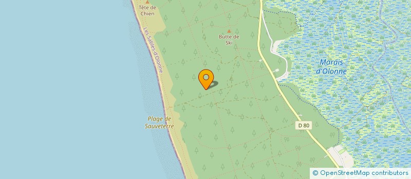 localisation de l'entreprise MONSIEUR ROLAND VRIGNAUD  LES SABLES D'OLONNE