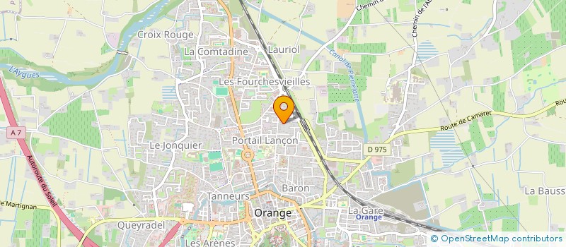 localisation de l'entreprise MONSIEUR ROLAND VUILLAUME à ORANGE