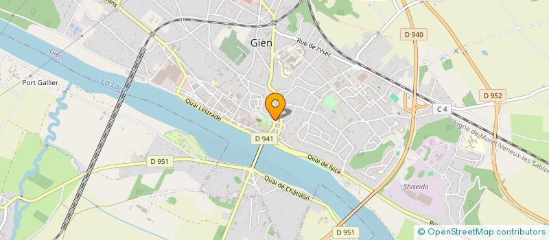 localisation de l'entreprise MONSIEUR ROLAND WALTER à GIEN