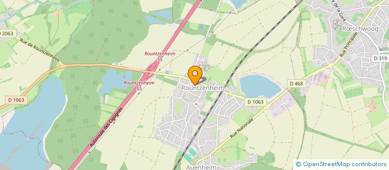 localisation de l'entreprise MONSIEUR ROLAND WEBER  RSCHWOOG