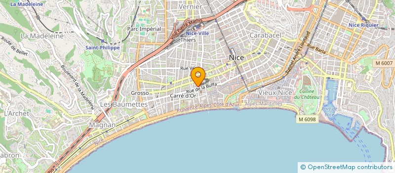 localisation de l'entreprise MONSIEUR ROLAND WEYLAND à NICE