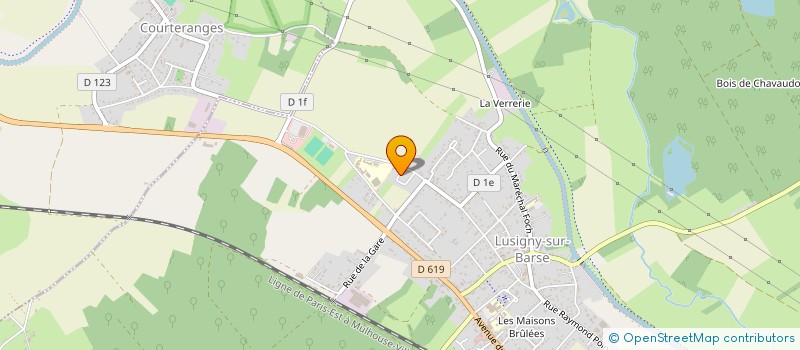 localisation de l'entreprise MONSIEUR ROLAND WINTERHALTER à LUSIGNY-SUR-BARSE