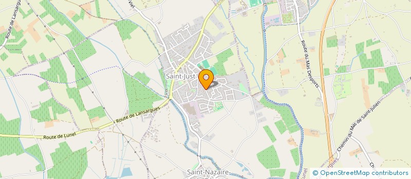 localisation de l'entreprise MONSIEUR ROLAND WINTERSTEIN  SAINT-JUST