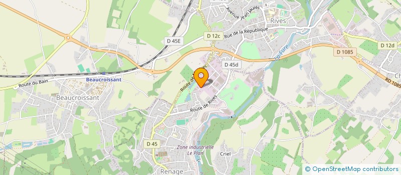 localisation de l'entreprise MONSIEUR ROLAND WOINET  MOIRANS