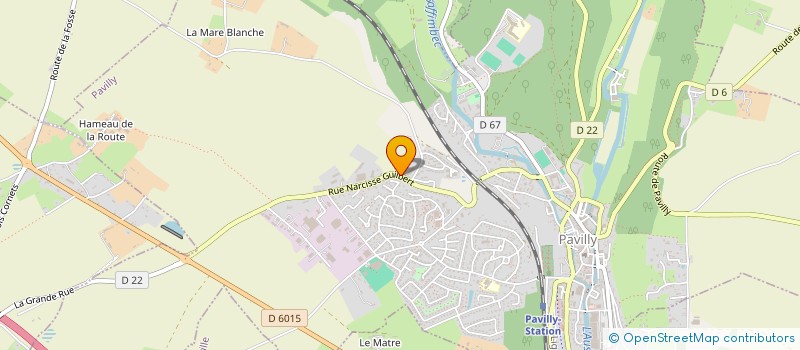 localisation de l'entreprise MONSIEUR ROLAND ZIGLER  PAVILLY