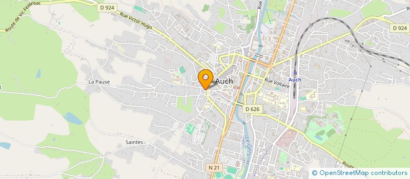 localisation de l'entreprise MONSIEUR ROLAND ZISCHER  AUCH