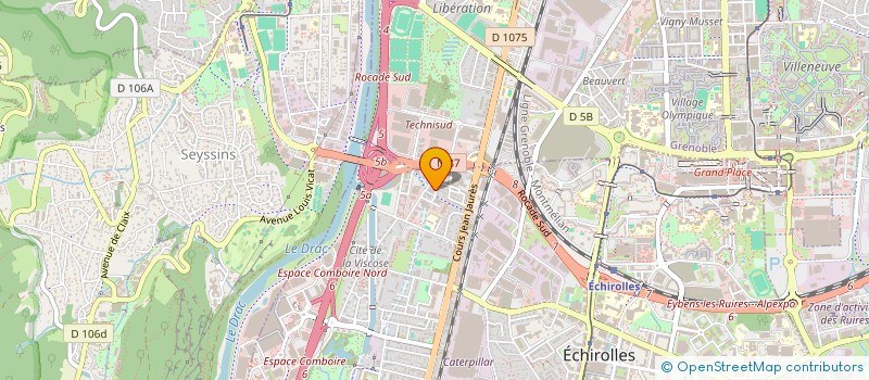 localisation de l'entreprise MONSIEUR ROLANDO CAMMARATA  SAINT-QUENTIN-SUR-ISERE