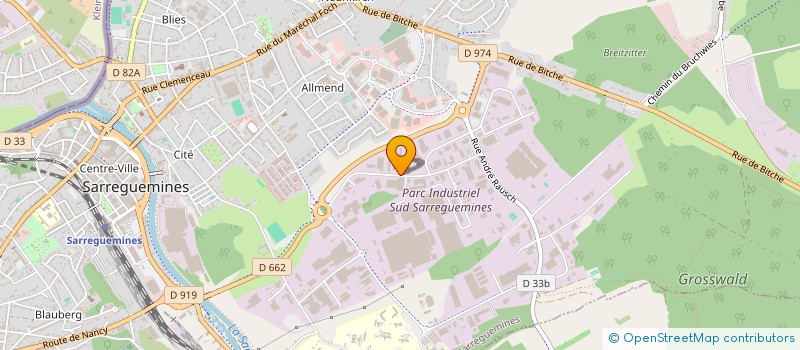 localisation de l'entreprise MONSIEUR ROLF ALBANI à SARREGUEMINES