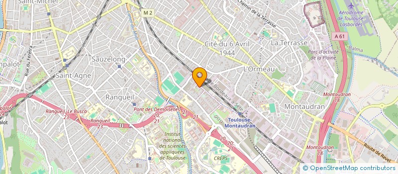 localisation de l'entreprise MONSIEUR ROLF CHABI DASSAGATE à TOULOUSE