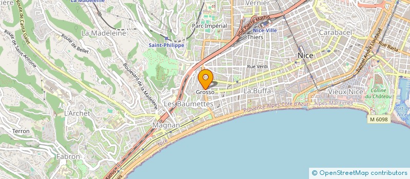 localisation de l'entreprise MONSIEUR ROLF DZIERGWA à NICE