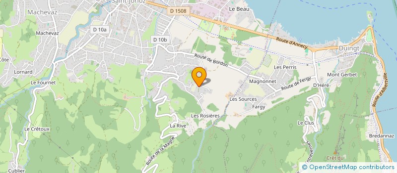 localisation de l'entreprise MONSIEUR ROLF STREBEL  SAINT-JORIOZ