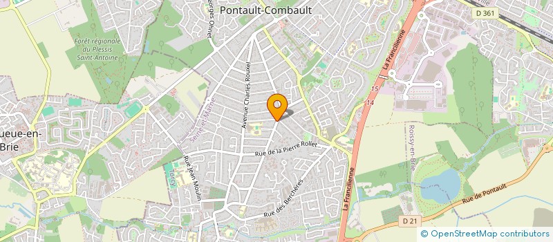 localisation de l'entreprise MONSIEUR ROLIM FERREIRA  CHAMPIGNY-SUR-MARNE