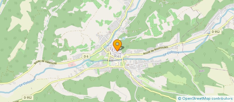 localisation de l'entreprise MONSIEUR ROLLAND ANGELI  RIEZ