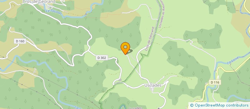 localisation de l'entreprise MONSIEUR ROLLAND BERNERD  CROS-DE-GEORAND