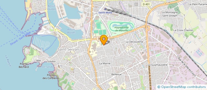 localisation de l'entreprise MONSIEUR ROLLAND BONNALD  SAINT-MALO