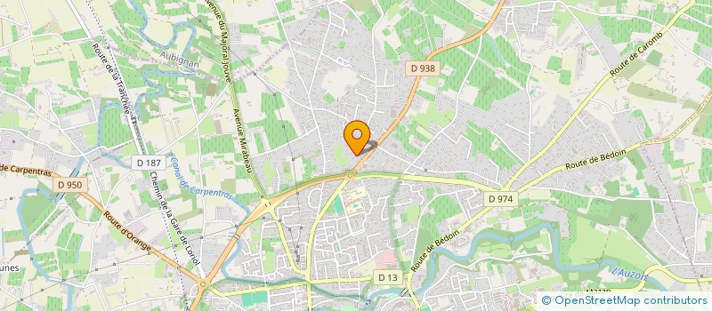 localisation de l'entreprise MONSIEUR ROLLAND BOUDIN  CARPENTRAS