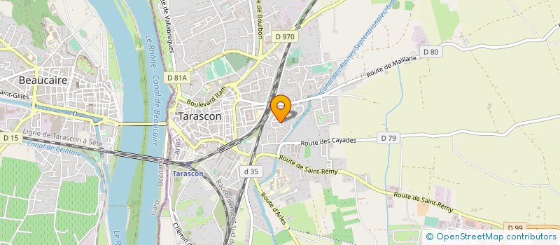 localisation de l'entreprise MONSIEUR ROLLAND CHAIX  TARASCON