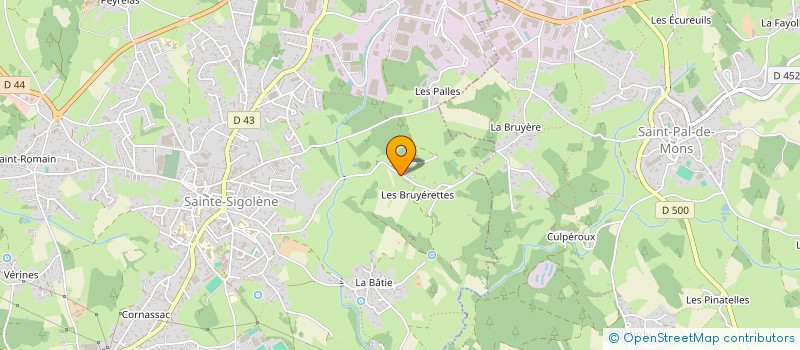localisation de l'entreprise MONSIEUR ROLLAND CHAMPAVERE à SAINTE-SIGOLENE
