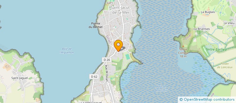 localisation de l'entreprise MONSIEUR ROLLAND CHAUVEAU  SAINT-JACUT-DE-LA-MER