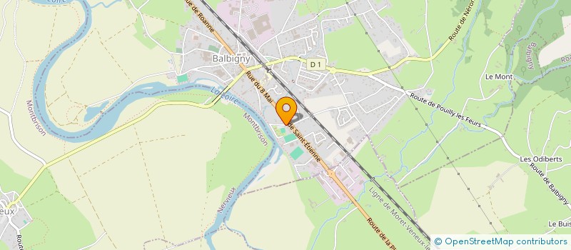 localisation de l'entreprise MONSIEUR ROLLAND CHENE  BUSSIERES