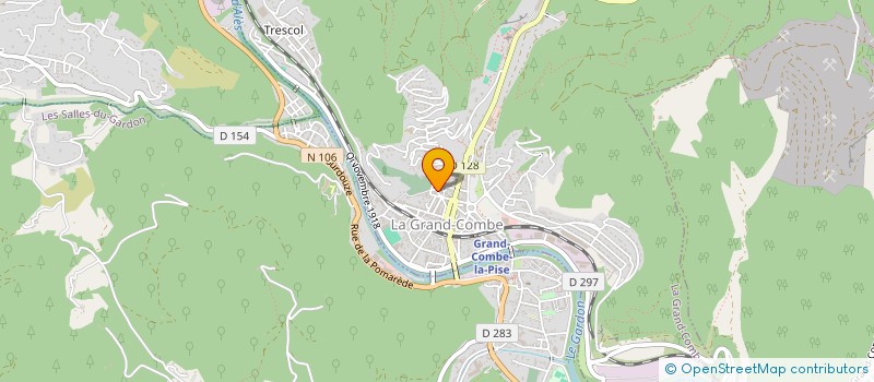 localisation de l'entreprise MONSIEUR ROLLAND COMMANDRE  LES SALLES-DU-GARDON