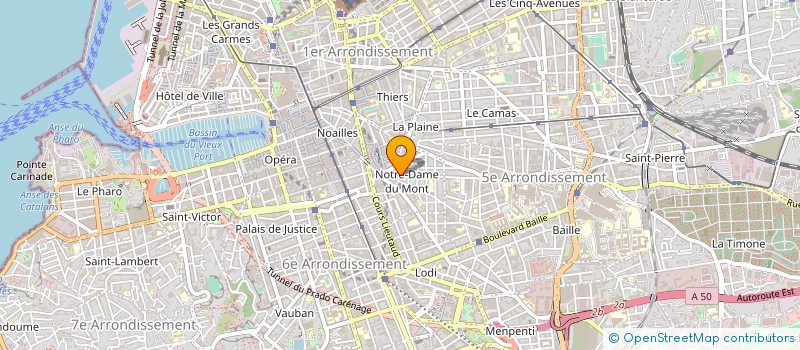 localisation de l'entreprise MONSIEUR ROLLAND DANIELLI à MARSEILLE