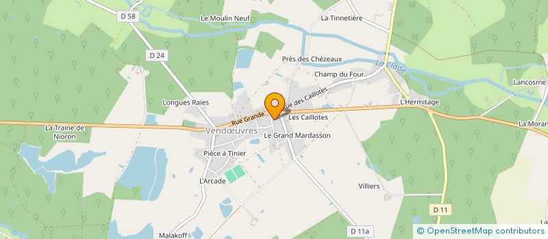 localisation de l'entreprise MONSIEUR ROLLAND DELEPIERRE à VENDŒUVRES