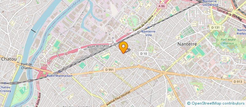 localisation de l'entreprise MONSIEUR ROLLAND JEROME  NANTERRE